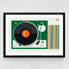 Fin Record Player TK Medium Black Frame