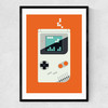 Old School Gamer Narrow Black Frame