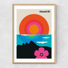 Hawaii Narrow Oak Frame