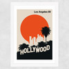 Hollywood 89 Wide White Frame