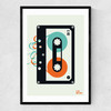 Mixtape Narrow Black Frame