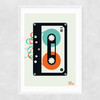 Mixtape Narrow White Frame
