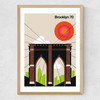 Brooklyn 70 Medium Oak Frame