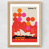 Sydney 73 Wide Oak Frame