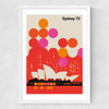 Sydney 73 Medium White Frame