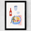 Ramen by Ani Vidotto Wide Black Frame