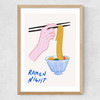 Ramen Night Medium Oak Frame