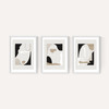 Abstract Shapes Triptych