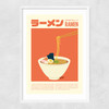 Ramen by SHIO Narrow White Frame