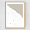 Ski Slope Medium Oak Frame