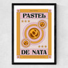 Pastel de Nata Medium Black Frame