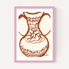 Brown Vase by Stephie Cardona