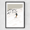 Powder Day Narrow Black Frame