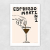 Espresso Martini by Nia Beynon Unframed Print