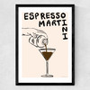 Espresso Martini by Nia Beynon Medium Black Frame
