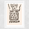 Focaccia Light Wide White Frame