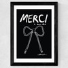 Merci Wide Black Frame