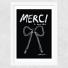 Merci Wide White Frame