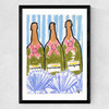 Bottles Medium Black Frame