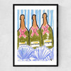 Bottles Narrow Black Frame