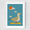 Seagull Medium White Frame