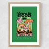 Good Gets Better Medium Oak Frame