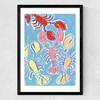 Lobsters Medium Black Frame