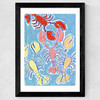 Lobsters Wide Black Frame