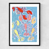 Lobsters Narrow Black Frame