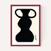 Abstract Monochrome Vase II