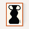 Abstract Monochrome Vase II
