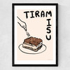 Tiramisu Medium Black Frame