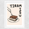 Tiramisu Wide White Frame