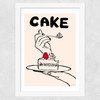 Cake Wide White Frame