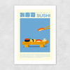 Sushi Unframed Print