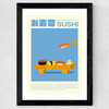 Sushi Wide Black Frame