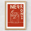 Negroni by Nia Beynon Wide Oak Frame