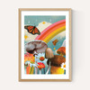 Vintage Mushroom Collage