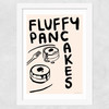 Fluffy Pancakes Wide White Frame