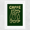 Caffe by Nia Beynon Wide White Frame