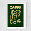 Caffe by Nia Beynon Medium White Frame