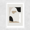 Abstract Shapes II Narrow White Frame