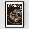 Cannoli Medium Black Frame