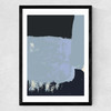 Abstract Study Medium Black Frame