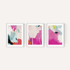 Lune Pink Sky Triptych