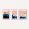 Abstract Landscape Triptych