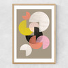 CIRCLES #1 Narrow Oak Frame
