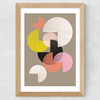 CIRCLES #1 Wide Oak Frame