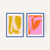 Minimalist Yellow and Pink