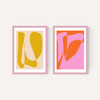 Minimalist Yellow and Pink